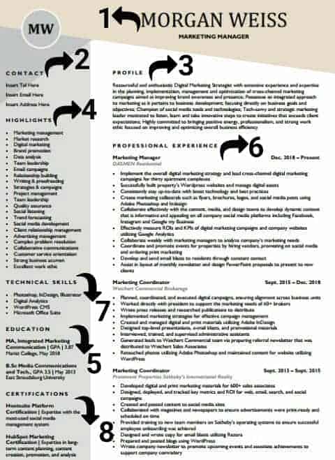 Resume template